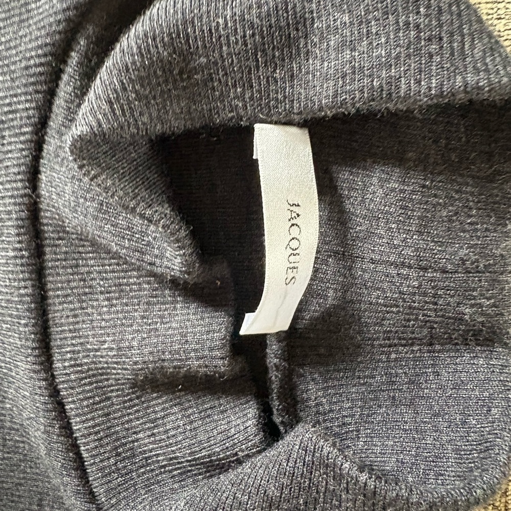 Men's Gray Turtleneck Sweater